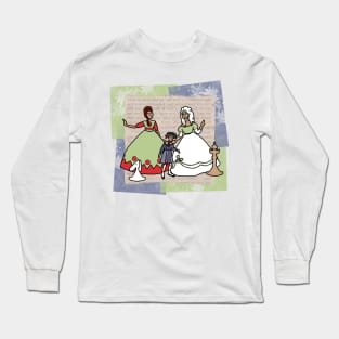 Looking-Glass Collage Long Sleeve T-Shirt